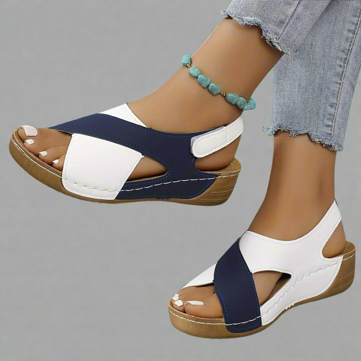 Kendra - Sandales Orthopédiques Colorblock