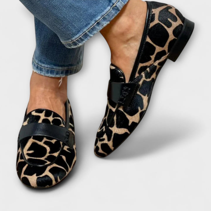 Léonie™ | Mocassin Léopard