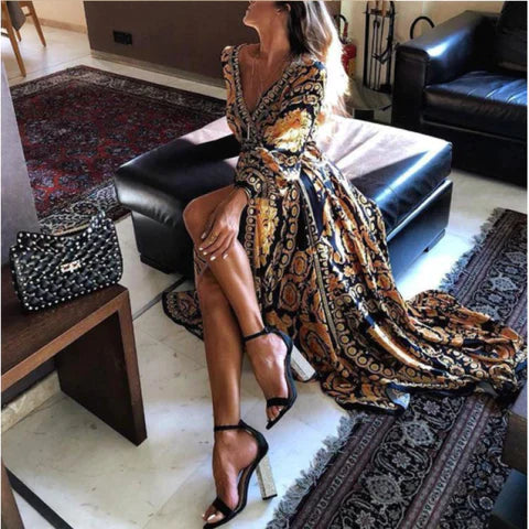 Faye - Robe Imprimée Boho