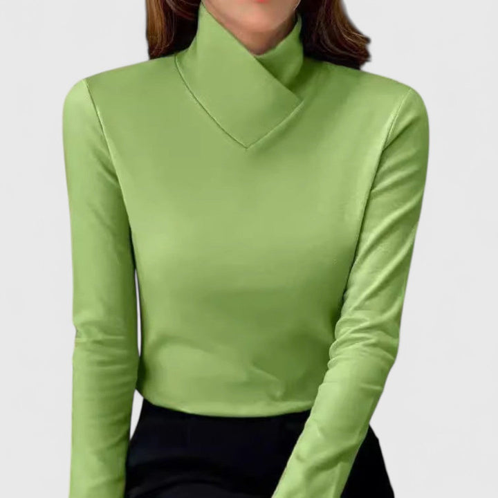 Clair | Pull Élégant Col Montant