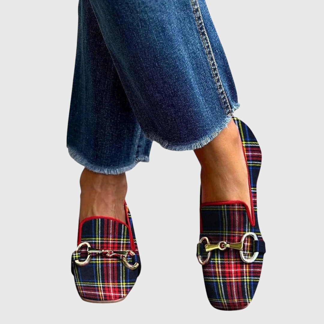 Mélani™ | Mocassin à carreaux