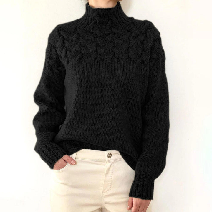 Elena | Pull Col Roulé Chaud